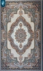 فرش 1200 شانه ساده کد 12205 طرح باغ معلق رم