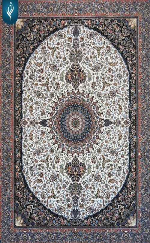 فرش 1200 شانه ساده کد 12214 طرح شاهرخ رم